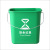 Household Indoor Outdoor 15L Trash Can Portable Uncovered Kitchen Bathroom Classification Medical Waste Trash Can