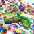 Cool Overseas Inflatable Cap Gun Confetti Gun Handheld Confetti Cracker Party Small Game Birthday Party Spraying Decoration Canister