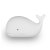 USB Rechargeable Whale Silicone Light Led Pat Nursing with Sleeping Atmosphere Bedside Small Night Lamp Gift Baby Warm Light