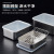 304 Stainless Steel Quick-Frozen Crisper with Visual Lid Sealed Refrigerator Storage Lunch Box Bento Lunch Box Special Frozen