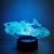 New 3D Creative Sports Car Small Night Lamp Remote Control Ambience Light Car Countertop Small Ornaments for Boyfriend Birthday Gift