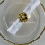 Hotel Wedding Theme Dining-Table Decoration Napkin Ring New Napkin Ring Wrought Iron Napkin Ring Metal Button Jewelry Ring