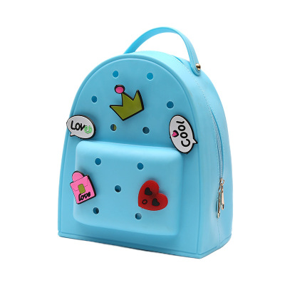New Environmentally Friendly Cartoon Cute Medium Stamp Backpack Wholesale Women's Bucket Backpack Factory Direct Sales