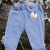 Factory Direct selling children's clothing girls' jeans Spring and Autumn new versatile high waist kid's trousers