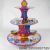 Happy Birthday Three-Layer Cake Stand Paper Cake Rack Cake Table