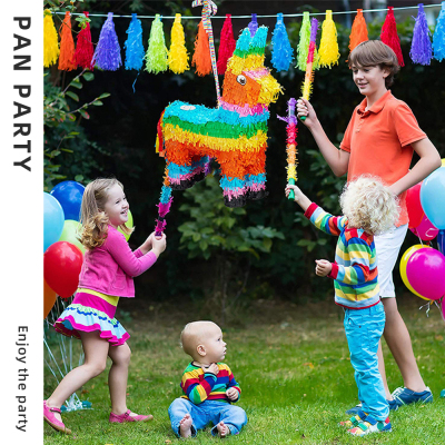 Pinata Children's Birthday Party Gathering Game Smashing Sugar Props Beating Pinata Colorful Donkeyxizan