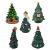 INS Mini Handmade Decorative Christmas Tree Set DIY Miniature Scene Dollhouse Resin Living Room Desktop Ornaments