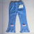 Factory Direct children's clothing girls' jeans Spring and Autumn new all-matching bell-bottom pants trousers