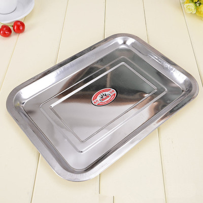 Wholesale 32*22 Square Plate 20*27 Square Plate Stainless Steel Plate Barbecue Plate