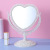 Desktop Makeup Mirror Double-Sided Beauty Dressing Mirror Bedroom European Retro Mirror Desktop Beauty Makeup Love Mirror