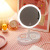 Internet Celebrity Smart Cosmetic Mirror with Light Storage Drawer Box Rechargeable Mirror Portable LED Fill Light Mirror Desktop Vanity Mirror