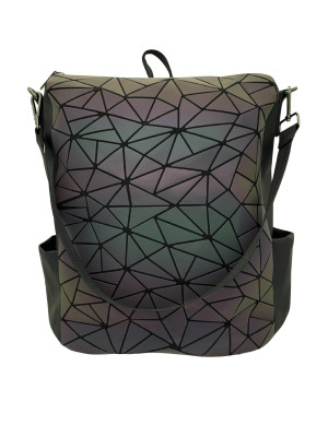 2020 New Korean Style Casual Rhombus Luminous Portable Single Backpack One Piece Dropshipping Stall Womenbag Square Bag