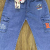 Children's older kids' jeans middle pants 9-13 years old Overalls All-matching jeans fashion fashion