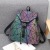 2022 New Womenbag Luminous Color-Changing Triangle Rhombus Casual Korean Style Student Backpack One Piece Dropshipping