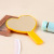Love Heart-Shaped Mirror Wholesale Hand-Held Cosmetic Mirror DIY Desktop High Definition Vanity Mirror Portable Portable Single-Sided Hand-Hold Mirror