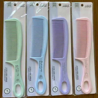 New Multicolor, Large Comb Plastic Handle Comb with Hole Comb