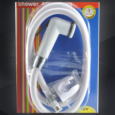 Portable White Plastic Bidet Set Factory Direct Italian Portable Closestool Spray Gun Shower