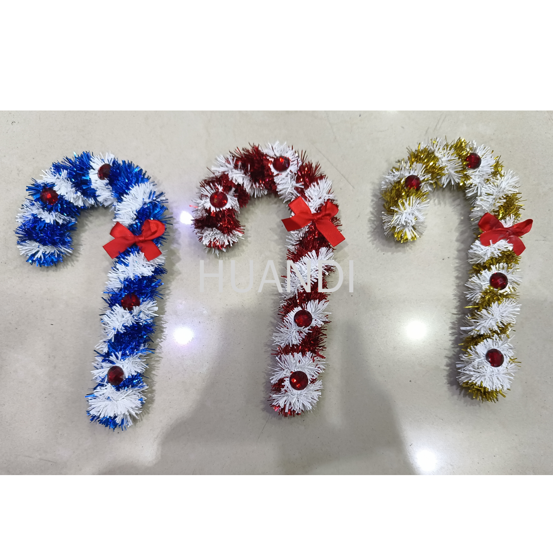 立体小挂件 圣诞树装饰 拐杖 帽 雪人 树环迪