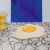 Creative Poached Egg Bathroom Non-Slip Mat Absorbent Plush Omelette Floor Mat Bedroom Bathroom Egg Yolk Mat