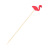 100 Manufacturers Fruit Toothpick Beads String Bamboo Sticks Disposable Household Fancy Cocktail Sushi Sticks Flamingo