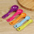 Family Baking Tool High Quality Food Grade 5Pc Color 5 Piece Set Measuring Spoon Suit Plastic Five-Piece Set Measuring Spoon