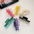 Double-Sided Color Matching Grab Gap Former Red Shark Clip Simple Back Head Big Clip Headdress Hairpin