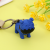 Internet Celebrity Ins Creative French Bulldog Cartoon Key Button Cute Bullfighting Shiba Inu Doll Key Chain Women's Bag Pendant