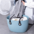 Z35-532 Changing Clothes Laundry Basket Portable Portable Shopping Storage Basket Linen Pattern Storage Basket