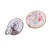 Factory Direct Sales Bedroom Clothes Hook round Craft Epoxy Glue Pattern Hook Punch-Free Strong Plastic Large Curved Hook