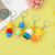 Creative Cartoon Key Button Women's Bag All-Match Decoration Kindergarten Push Scan Code Small Gift Couple Pendant