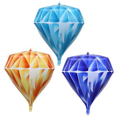 Factory Direct Sales 24-Inch 22-Inch Aluminum Balloon Diamond Helium Can Float Empty Wedding Birthday Party Aluminum Foil Balloon