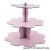 Solid Color Three-Layer Cake Stand Paper Cake Rack Cake Table