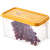 Pp Plastic Refrigerator Storage Box Transparent Rectangular Drawer Egg Food Frozen Storage Box Sealed Crisper