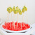 100 Source Goods Fancy Disposable Fruit Toothpick Cocktail Sushi Hamburger Bamboo Stick Beaded Pineapple Cactus