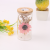 2022 New Preserved Fresh Flower Luminous Artificial Flower Glass Cover Dust Cover 520 Valentine's Day Mother's Day Gift Decoration