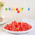 100 Five-Pointed Star Fruit Toothpick String Wooden Bead Household Disposable Bamboo Stick KTV Same Fruit Platter Sushi Fork