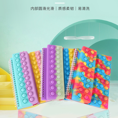 New Deratization Pioneer Notebook Silicone Toy Student Multifunctional Stationery Box Journal Book in Stock Wholesale