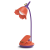 Factory Direct Sales Creative National Fashion Flower and Bird Touch Control Table Lamp with Clamp USB Charging Third Gear Control Multifunctional Lamp