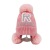 Winter Children's Warm Hat-Year-Old Letter Fur Ball Knitted Hat Male and Female Baby Ear Protection Fleece-Lined Student Outing Hat