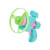 Luminous Colorful UFO Gun Frisbee Outdoor Catapult Children Cap Gun Luminous Bamboo Dragonfly Stall Supply Wholesale