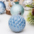 Cross-Border Christmas Decorations 6cm/30PCs Blue Painted Christmas Ball Set Christmas Tree Pendant