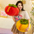 Simulation Persimmon Pillow Plush Toy Doll Good Thing Continuous Lucky Persimmon Xiaohongshu Same Style Market Decoration