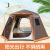 Factory Tent Outdoor Automatic Tent 3-4 People 5-8 People Sun Protection Rainproof Camping Double Aluminum Pole Hexagonal Tent