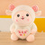 Tik Tok New Heart-Hugging Alpaca Plush Toy Doll Cute Lamb Doll Pillow Shopping Mall Gift Wholesale