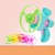 Luminous Colorful UFO Gun Frisbee Outdoor Catapult Children Cap Gun Luminous Bamboo Dragonfly Stall Supply Wholesale