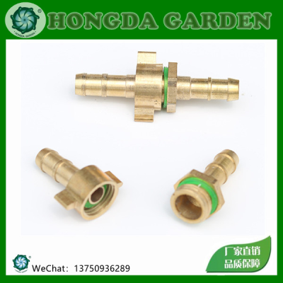 Copper Connection Agricultural Pesticide Pipe Copper Connection Dead Joint Broken Pipe Link Pressure Pipe Accessories Copper Head 8.0mm8.5mm