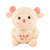 Tik Tok New Heart-Hugging Alpaca Plush Toy Doll Cute Lamb Doll Pillow Shopping Mall Gift Wholesale