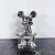 Modern Silver Resin Mickey Mouse Decoration Creative Gift Model Room Living Room Children's Room Cartoon Decorations