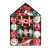 Cross-Border New Christmas Decorations House Painted Christmas Ball Set Gift Bag Christmas Tree Pendant