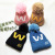 Children's All-Match Letters Knitted Hat Fleece-Lined Thickened Baby Warm Hat Male and Female Baby Crimped Pullover Wool Hat